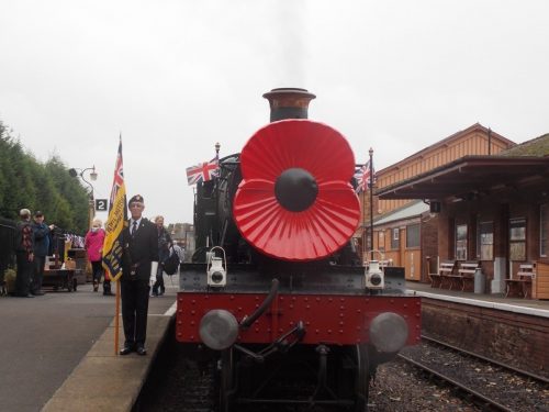 The Norton Manor Steam Train with Poppy.