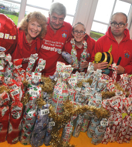 Christmas Fayre, The Royal Hotel, Weston-super-Mare, 2017. Our bottle stall. Aileen, Spud, Joy and James. Slideshow: Christmas Fayre, The Royal Hotel, Weston-super-Mare, 2017. Our bottle stall. Aileen, Spud, Joy and James.