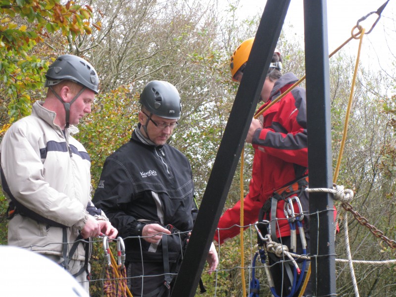 Paul, Nick, Oli, our instructor