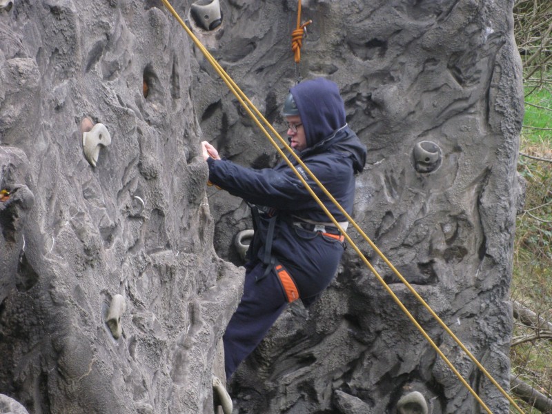 James, rock climbing 30th October 2012