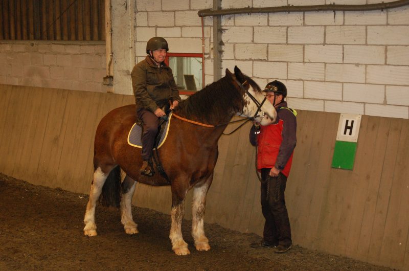 Russ and volunteer assistant