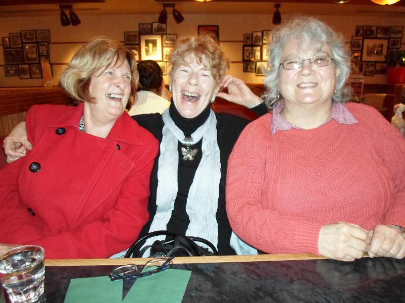 Jean, Aileen &amp; Sally having a good time in Frankie &amp; Bennies