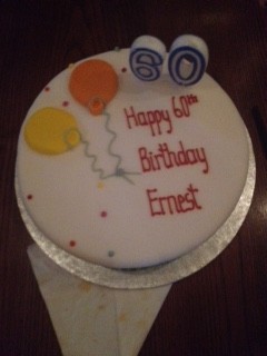 Ernest's birthday cake