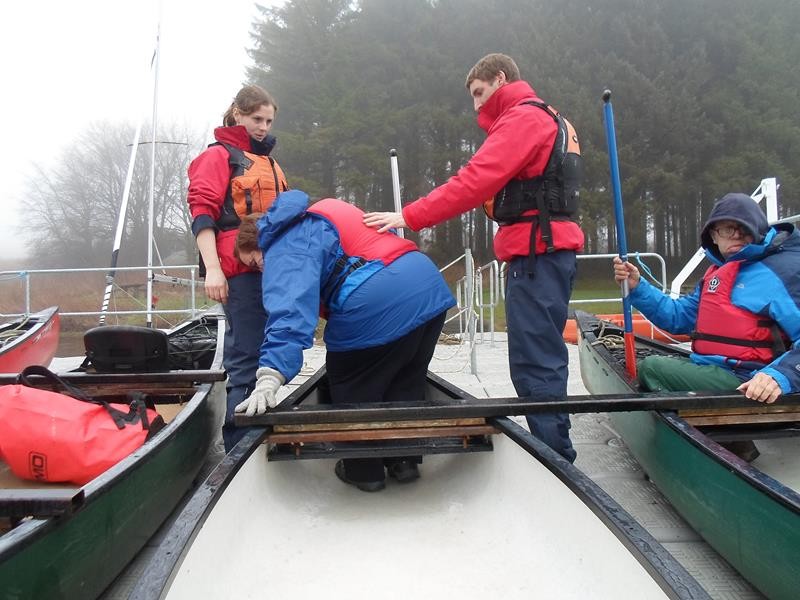 Sophie and Alun helping Jayne