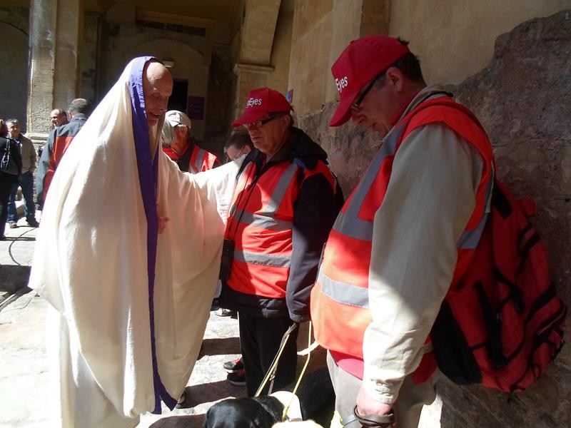 A priest with Ernest and Matthew