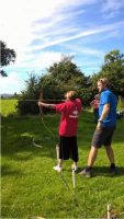 ARCHERY AND CANOEING TUESDAY 23RD AUGUST 2016, HEWISH, SOMERSET