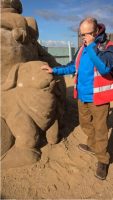 SAND SCULPTURES, WESTON-SUPER-MARE, SUNDAY 9TH OCTOBER 2016