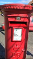 RNIB PHOTOS OF STAMPS SENT AND POSTBOX, MILTON ROAD, WESTON SATURDAY 22ND APRIL 2017