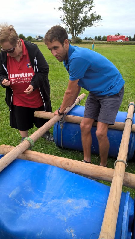 JAYNE &amp; OLLIE TESTING OUR RAFT.