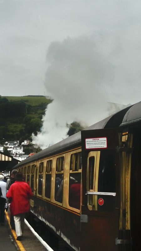 OUR TRAIN AT PAIGNTON, PULLED BY KING EDWARD II