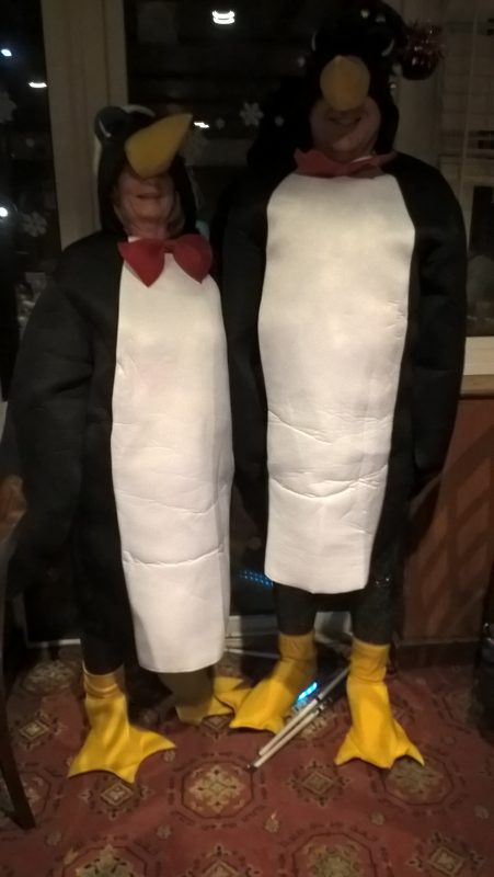 TWO PENGUINS NOW, GUESS WHO IS WITH JULIE.