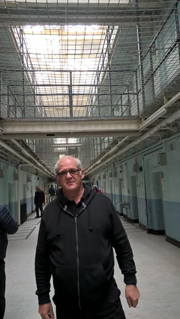 GRAHAM, OUR GUIDE, A PRISON WARDEN UNTIL THE CLOSURE OF THE PRISON IN 2013