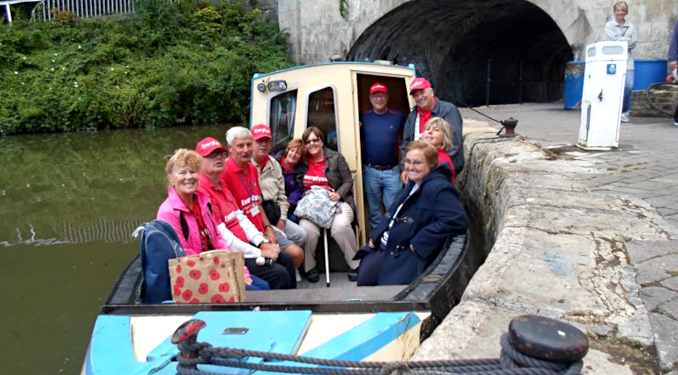 Slideshow: Day Barge Trip at Bath along the Kennet & Avon Canal, August 2014.