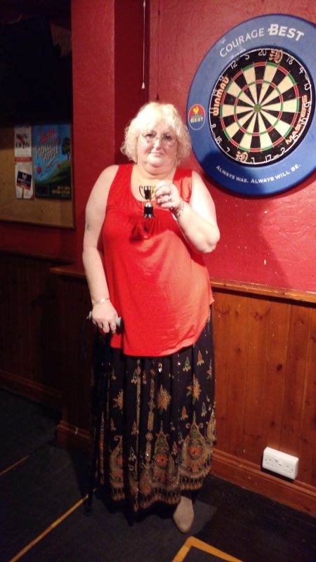 NICI, HIGHEST FEMALE DARTS WINNER