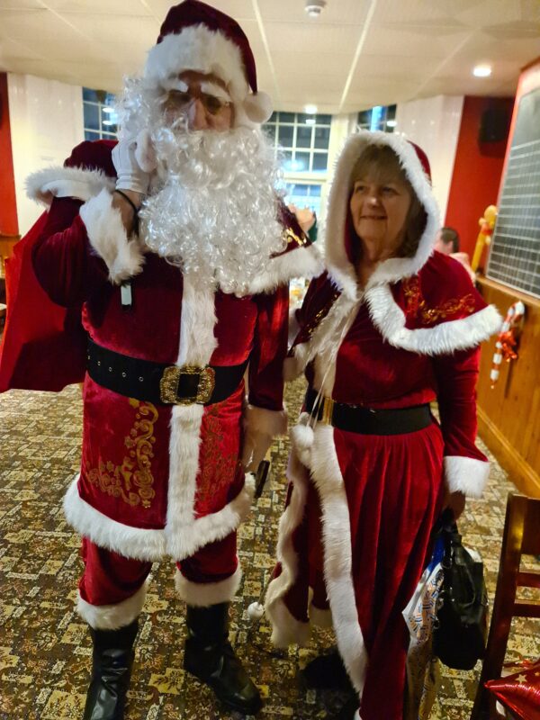 FATHER CHRISTMAS AND MUMMY CHRISTMAS, AKA JOHN AND JULIE ALEXANDER