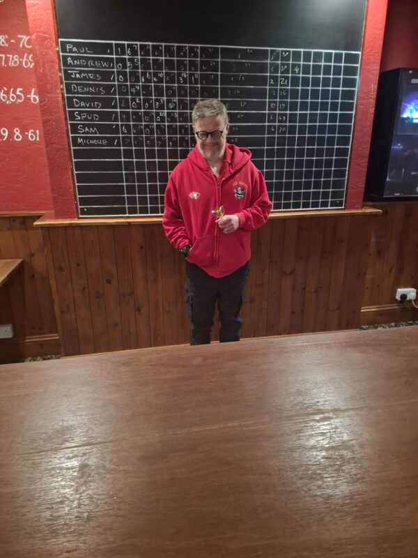 ANDREW HIGHEST MALE SCORER